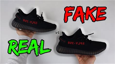 adidas yeezy bred fake vs real|bottom of real Yeezys.